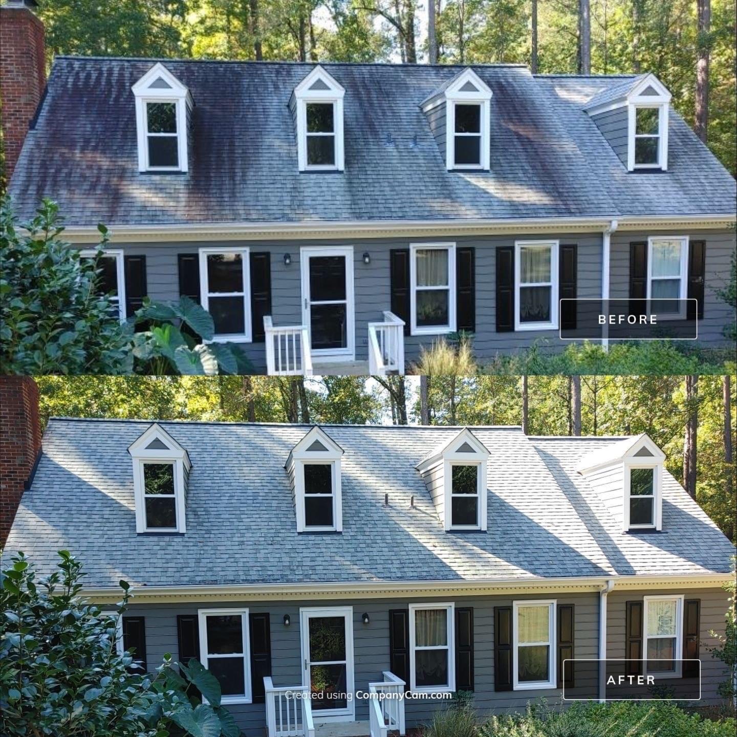 Roof Cleaning in Griffin, Georgia